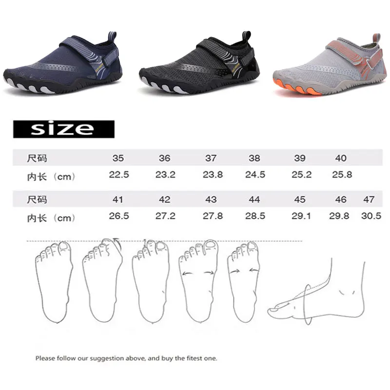 Unisex Aqua Schoenen Sneldrogende Strandschoenen Heren Ademende Sneakers Op blote voeten Upstream Waterschoenen Dames Zwemmen Sportschoen
