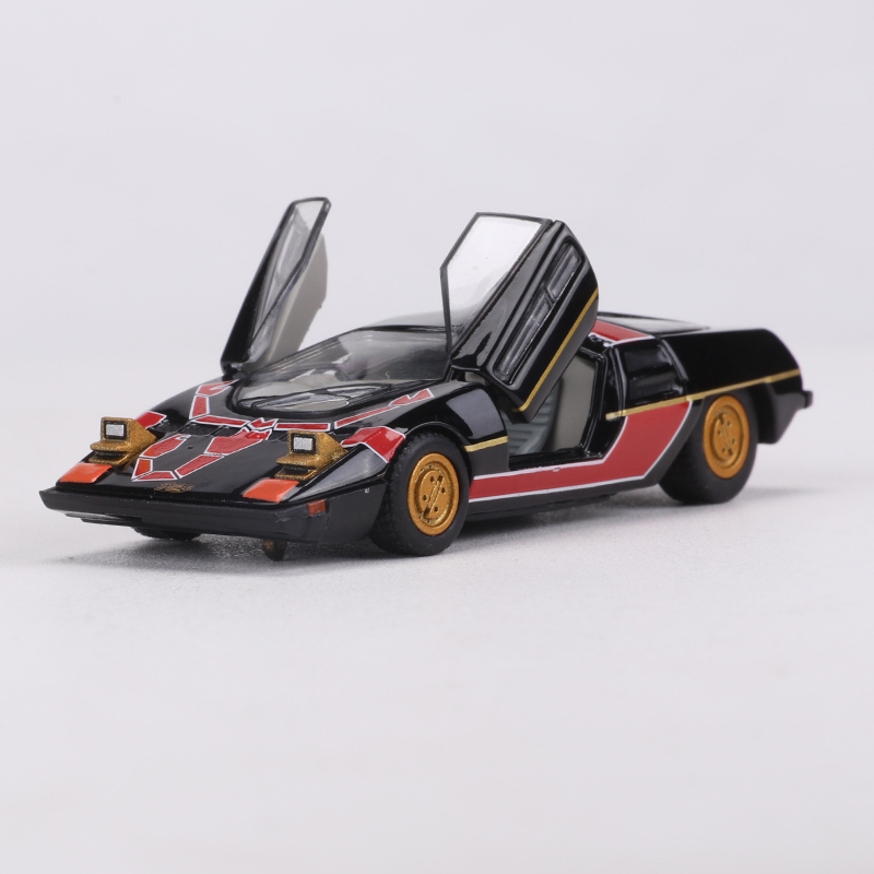 SHADOW 1:64 Dome Zero Scissor Door Supercar Alloy Model Car Can Turn On The Lights And Open TheDoor