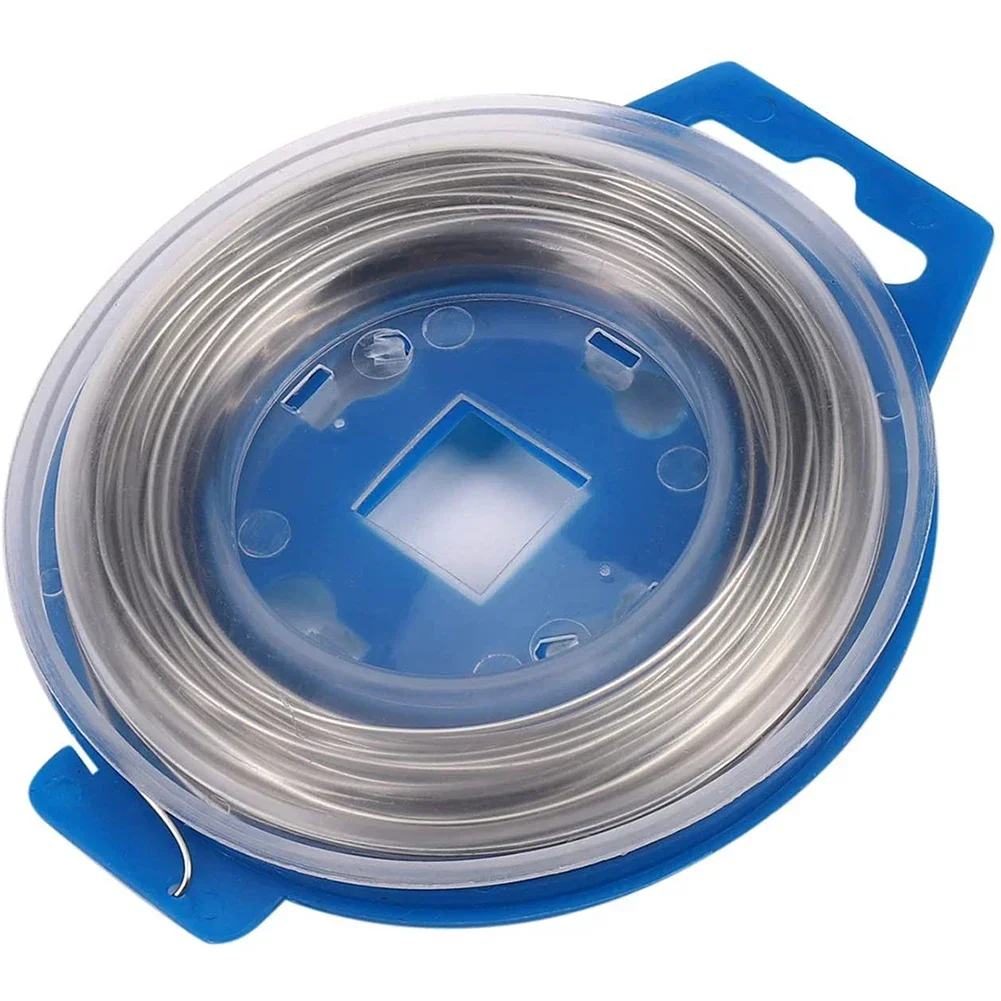 Fio de segurança de fio de aço inoxidável para motocicleta, trava de segurança, rolo de gravata, carretel de 50 pés, rolo de aço inoxidável recozido