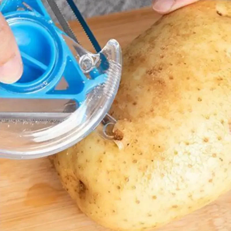 多機能マジックトリオ皮むき器セット,スライサー,シュレッダー,ジューリエンカッター,皮むき刃,おろし金,キッチンツール,3 in 1,3個