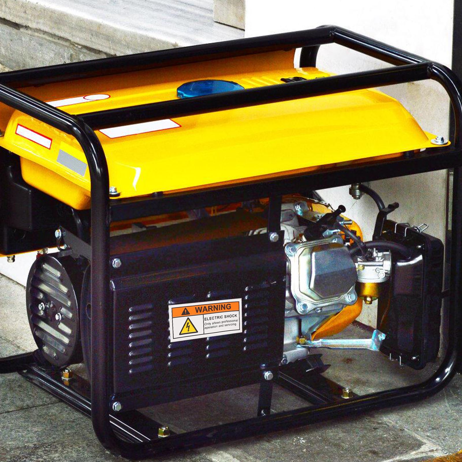 自己粘着性の電気ショックサイン,PVC,電気製品,4個