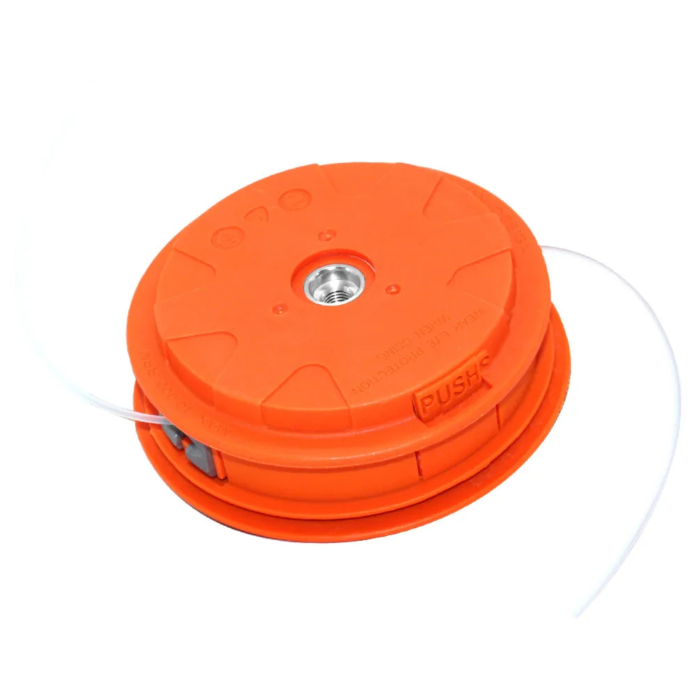 Universal M10 Aluminum Nylon Trimmer Head 2 Line Grass Cutter Bump Spool for Brush Mower Garden Strimmer