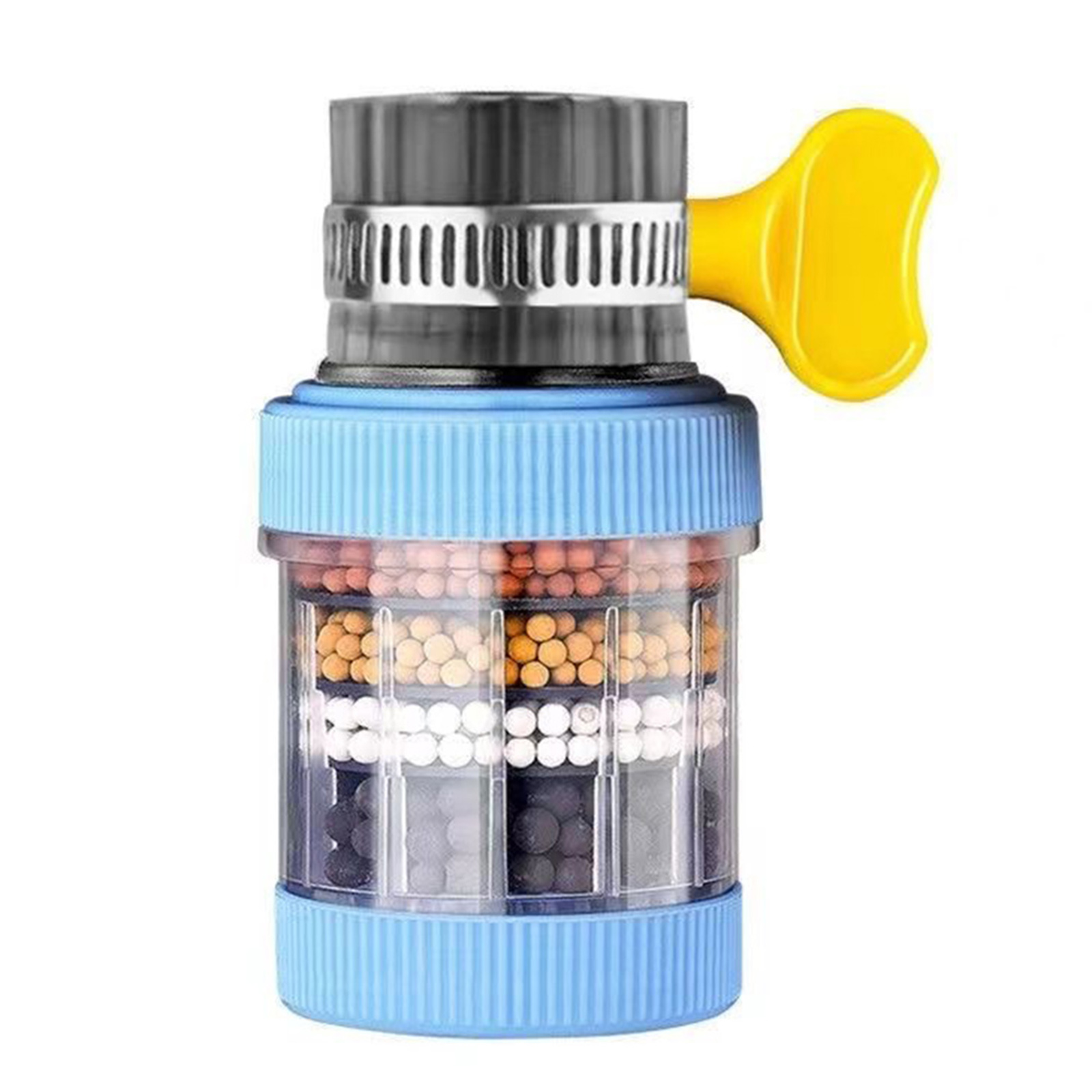 6 層水フィルタータップ浄水器蛇口キッチンアクセサリーミキサーエアレーター浴室の蛇口ノズル水ろ過システム