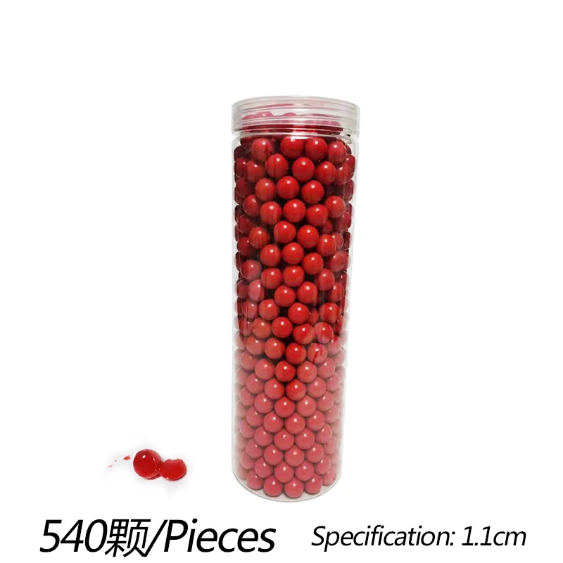 Random color shipping Outdoor game CF shooting paintball specification 1.1cm paint ball/paint paintball