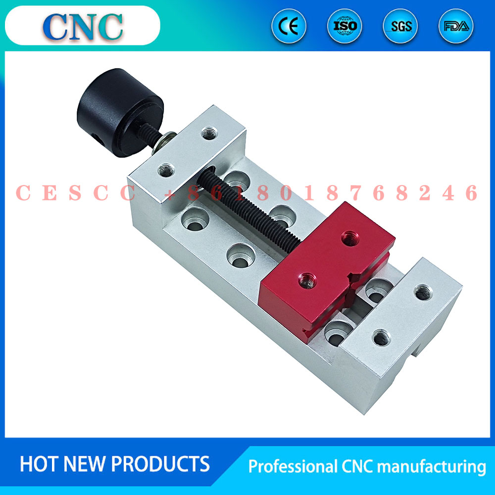 Mini Drill Press Vise 2.56-Inch Jaw Width Flat Clamp Bench Vise for Carving Engraving Machine Bench Drill Watch Repairing