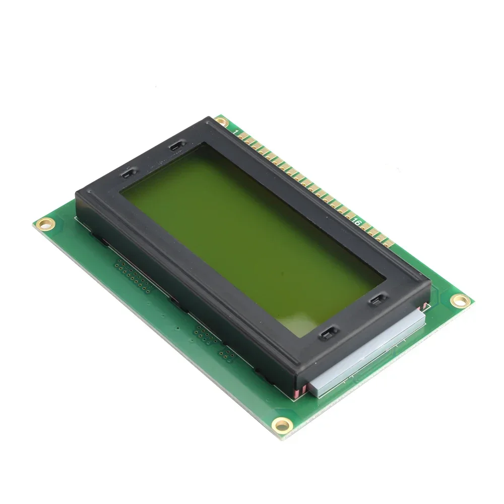 Módulo de pantalla Digital LCD1604 1604 16*4 16x4 caracteres LCD amarillo/azul con placa de luz negra para Arduino DC 5V