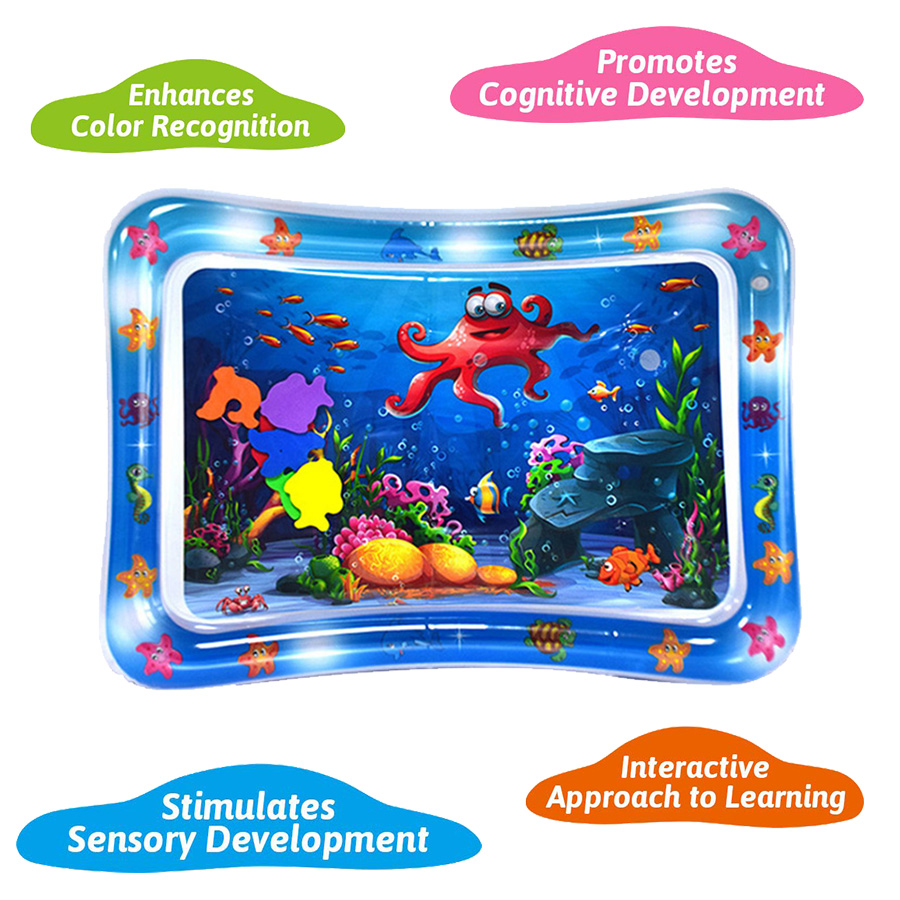 1 st Opblaasbare PVC Speelkleed Baby Spelen Water Mat Peuter Pad Kids Vroege Onderwijs Activiteit Speelgoed Mat Kussen Gift