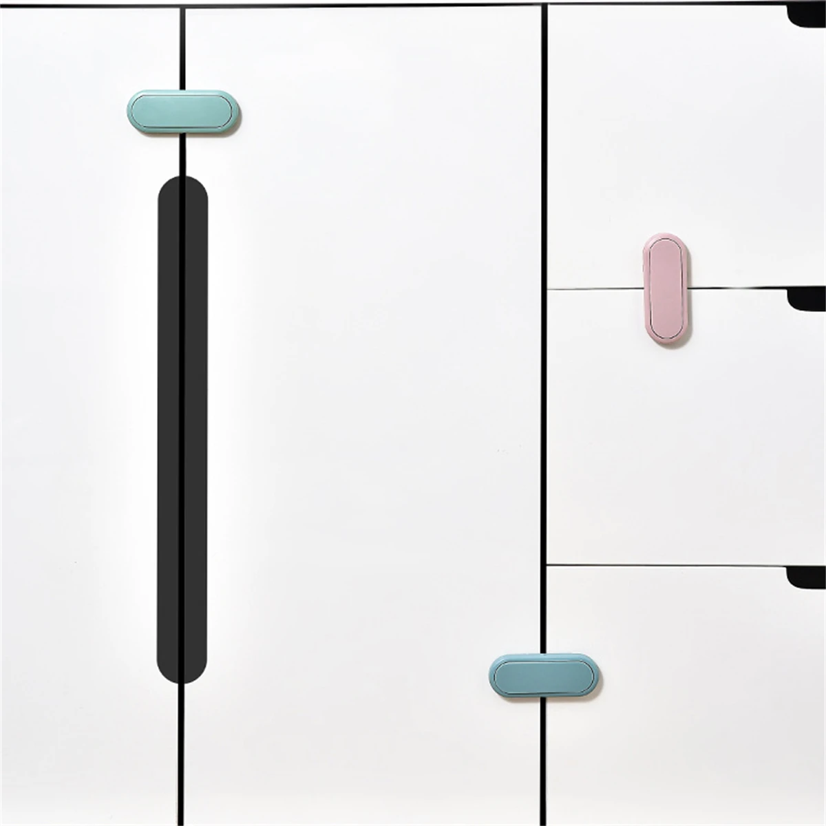 5/10 шт., невидимые замки для дверей шкафов и ящиков