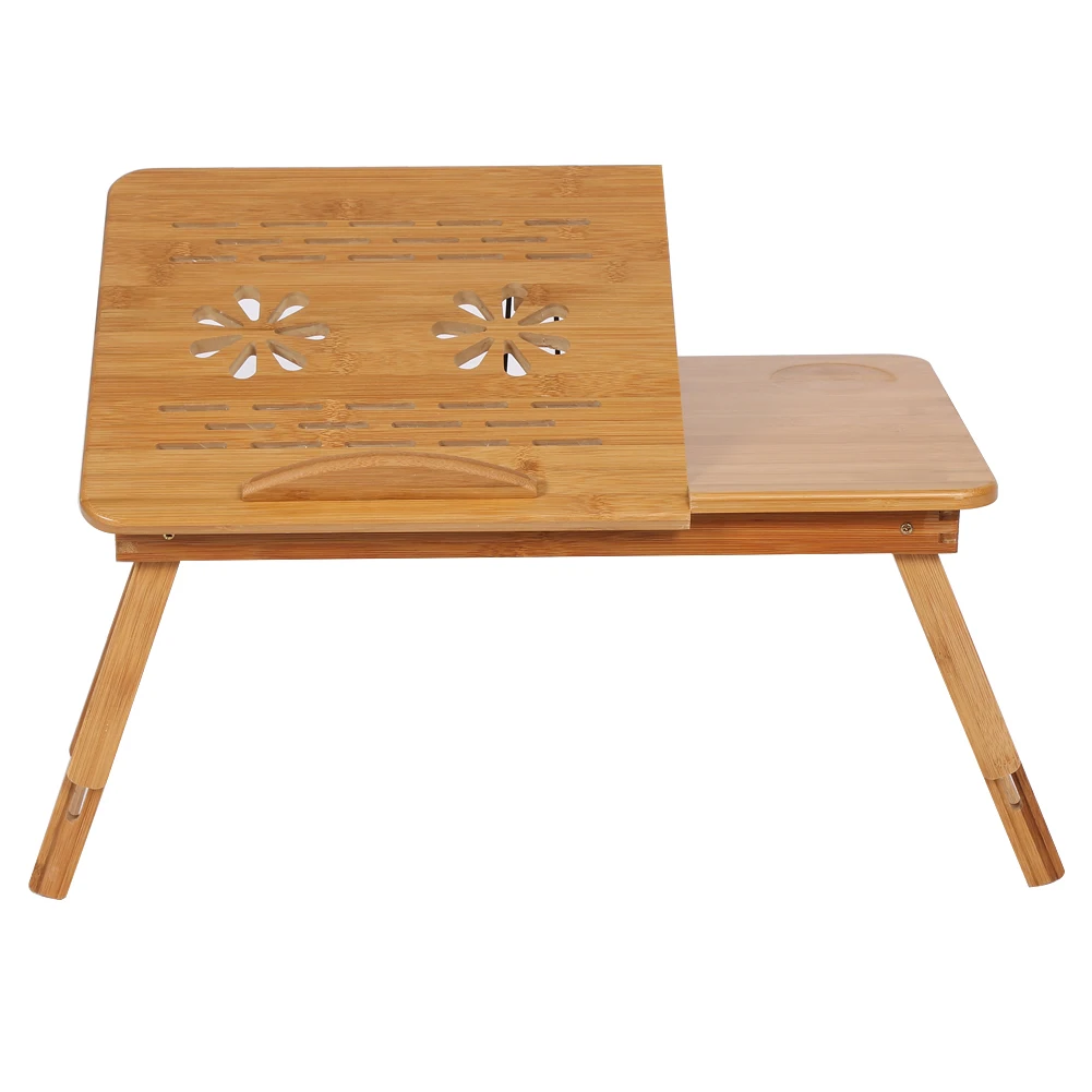 Laptop Bed Desk Bed Desk Bed Lap Desk Adjustable Bamboo Rack Shelf Dormitory Bed Lap Desk Portable Book Reading Tray Stand