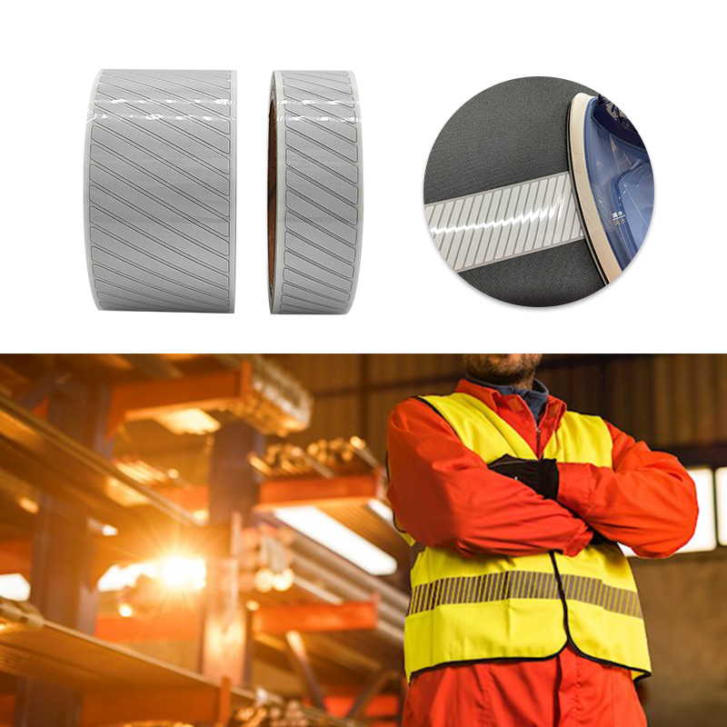 Roadstar 하이 실버 세그먼트 반사 테이프, 열 전달 비닐 필름 다리미, 의류 DIY 재봉 액세서리 RS-733-DH