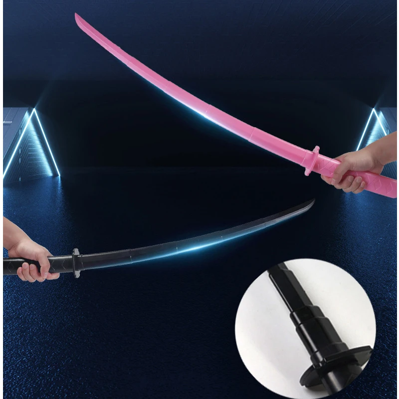 3D Stampato Gravity Straight Out Telescopico Samurai Giocattoli antistress Estensibile Cos Puntelli Pieghevoli creativi Katana Regali divertenti