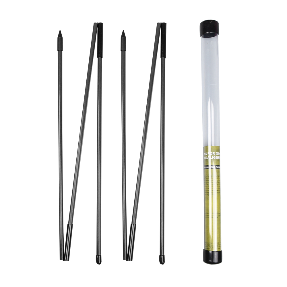 Palos de alineación de Golf de 6 colores, varillas de práctica de Golf plegables, Putter, herramientas de entrenamiento verde, herramienta de entrenamiento de Swing de Golf