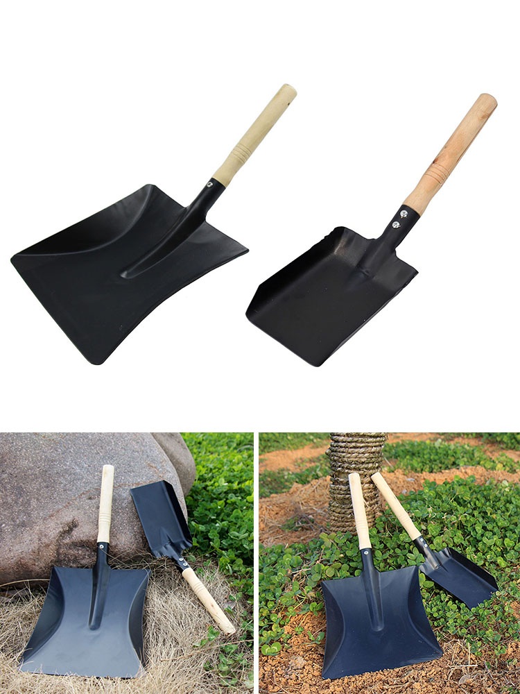 Chimney Shovel Fireplace Tools Steel Dustpan Ash Shovel Fireplace Cleaning Tool Wood Burner Accessories