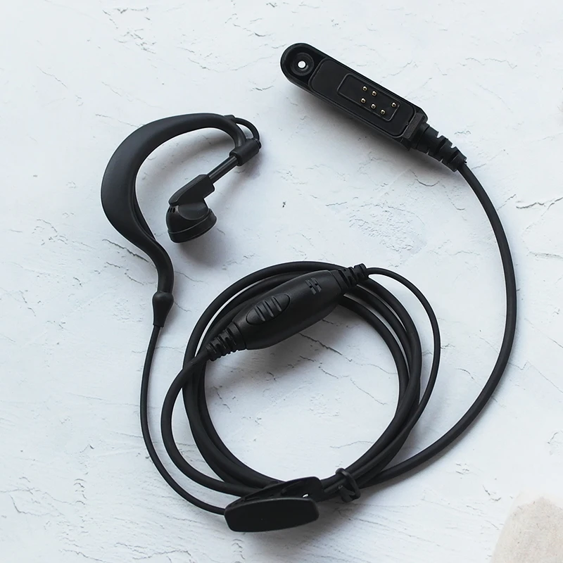 Baofeng Wasserdichtes Walkie-Talkie, Zwei-Wege-Radio, UV-9R, Ohrhaken, PTT-Mikrofon-Headset für UV9R Pro UV-82WP UV-9R PLUS BF-9700 UV-XR