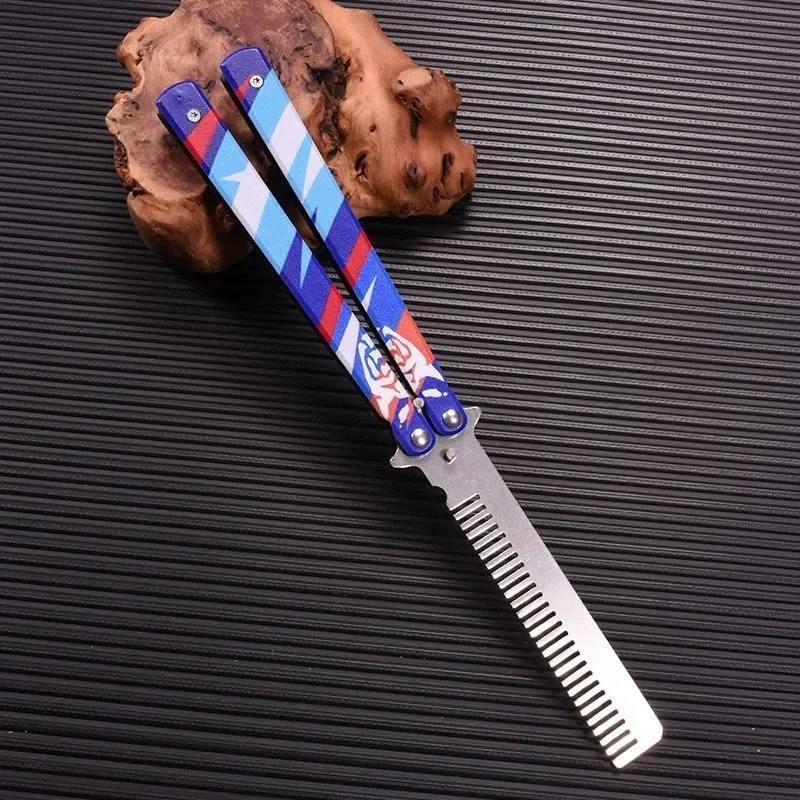 Arma Valorant de 23cm, peine de mariposa Melee YORU, Material metálico, periférico de juego, modelo sin cortar, regalos para niños, juguetes, colecciones de juegos