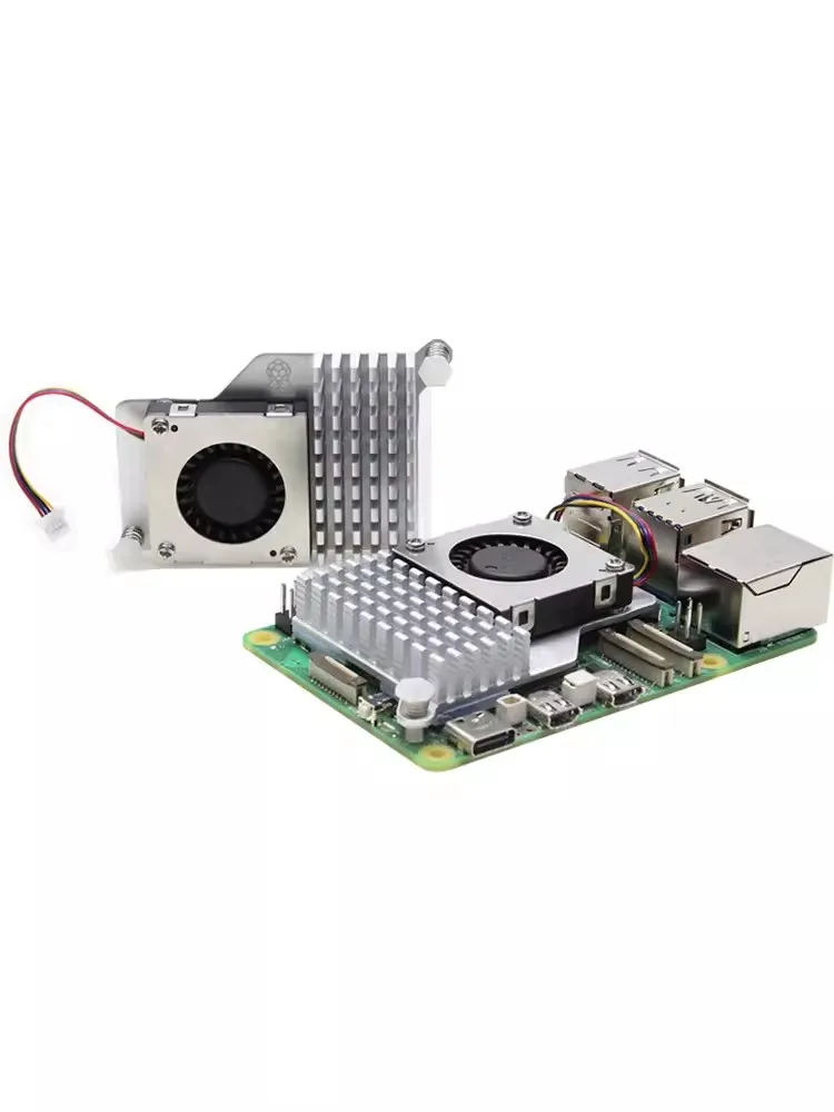 Raspberry Pi 5 Estojo oficial com ventoinha, caixa de alumínio, gabinete