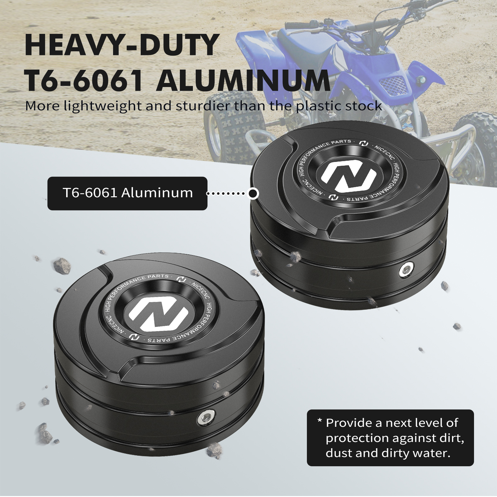 For Yamaha Blaster 200 Front Bumper Damper Cap YFS200 YFS200SE Special Edition ATV Accessories 1988-2006 2005 2004 2003 2002