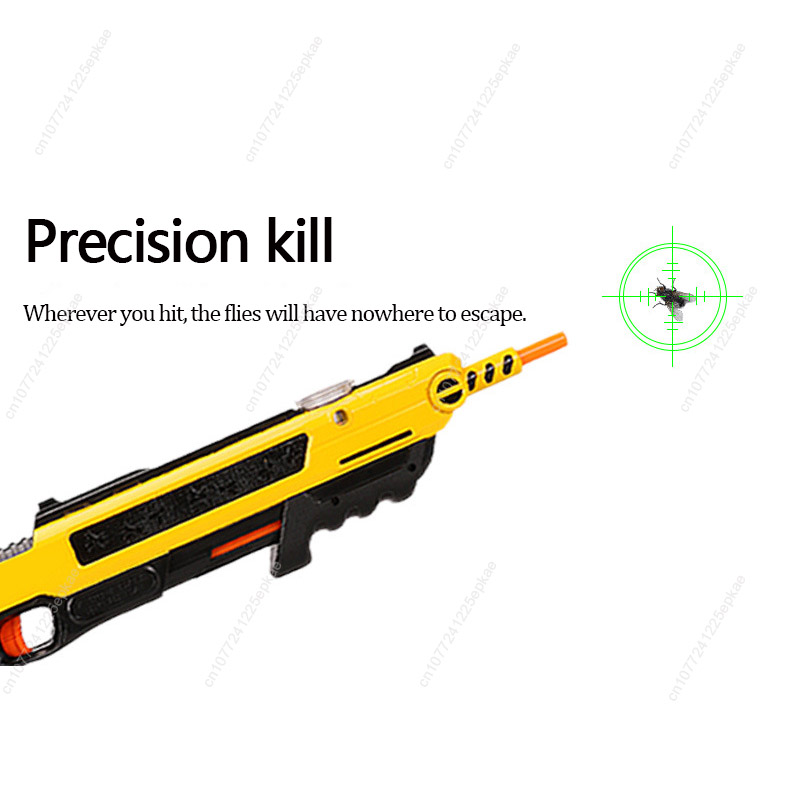 Nowy model pistoletu na muchy i komary 3.0 Prezent na Dzień Dziecka Pistolet na sól Shotgun dla dorosłych Pistolet na komary i muchy
