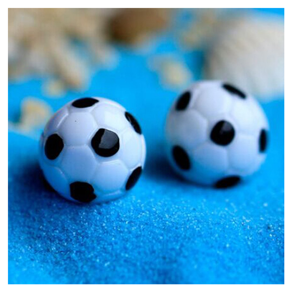 BABQ ドールハウス ミニチュア盆栽クラフト ガーデン風景 DIY フットボール装飾 10 個