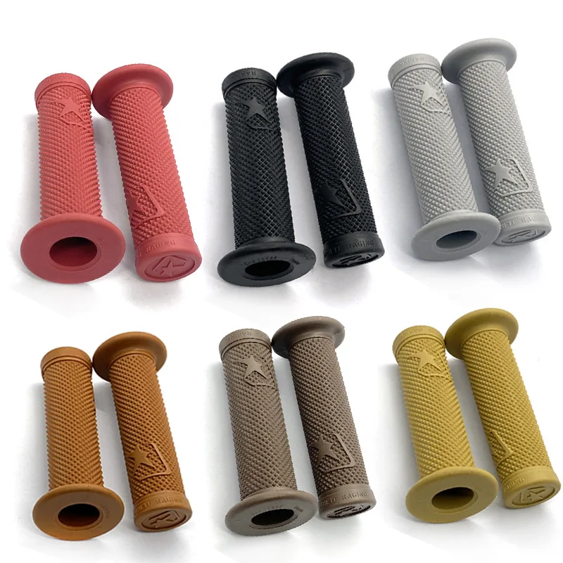 Un par de manillares de motocicleta de 7/8 ''y 22MM, empuñaduras universales para motocicleta, accesorios de modificación, instalación no destructiva