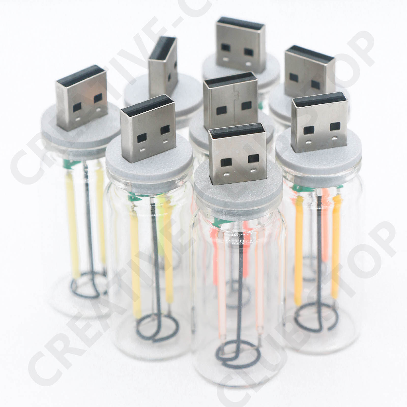 車の USB LED ナイトライトタッチ調光可能な LED フィラメント電球ポータブル照明プラグアンドプレイ装飾雰囲気ライト