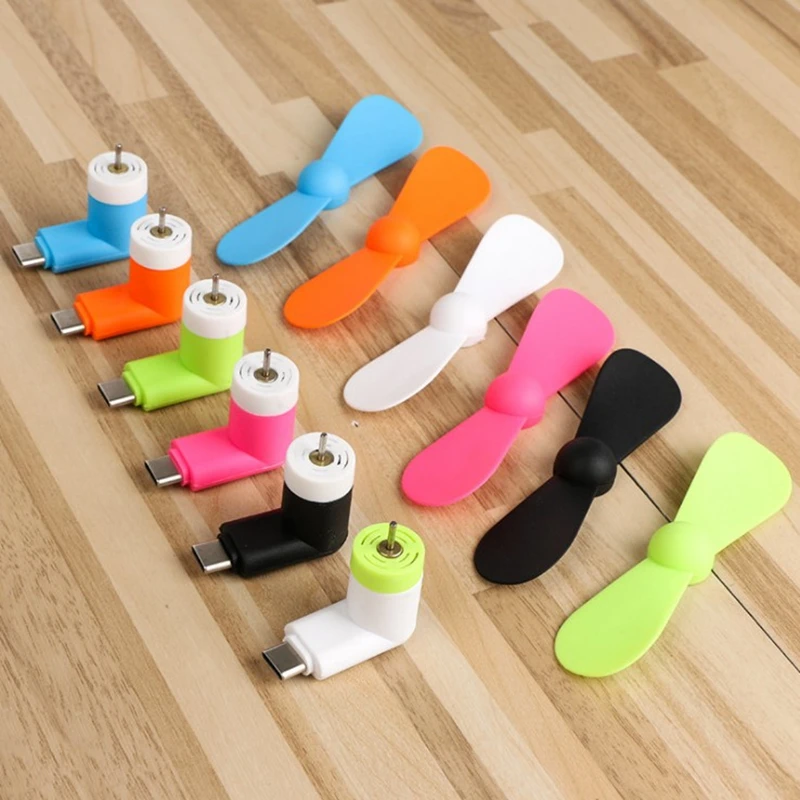 Creative Mini แบบพกพา Micro พัดลมโทรศัพท์มือถือ Mini พัดลมชาร์จสมบัติพัดลมระบายความร้อน USB Gadget แฟนเครื่องทดสอบสําหรับ Type-C