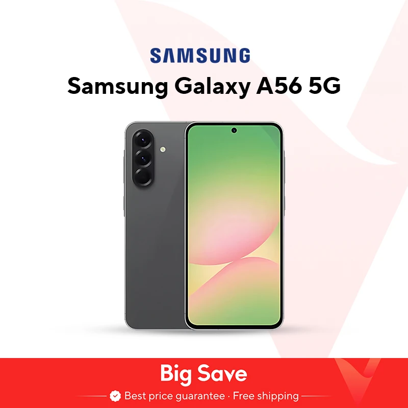 Smartphone Samsung Galaxy A56 5G Octa-Core 6,7 pollici 120 Hz 50 MP Fotocamera IP67