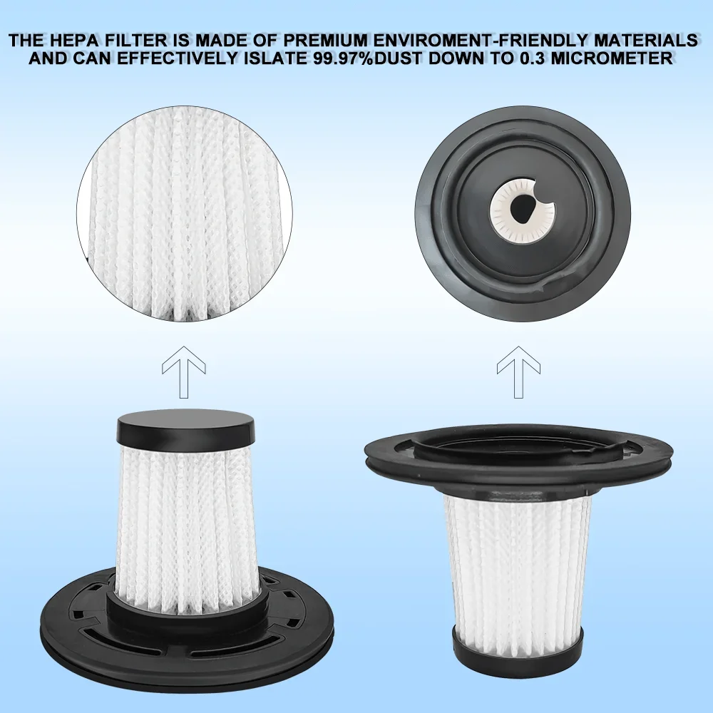 PATUOPRO Brushless Cordless Vacuum Cleaner Filter Element Wet-Dry Cleaning Filter For Vacuum Cleaner Cleaning Power Tool Part