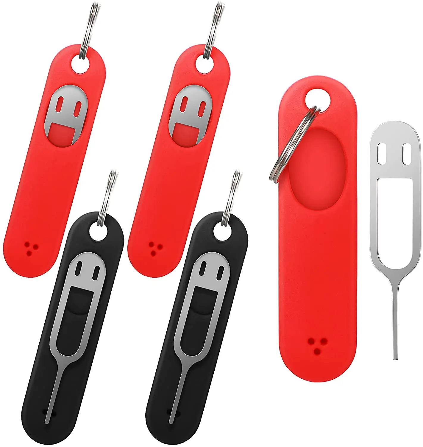 Universal Phone Use Tools Pin Ejecting Mobile Phone Smartphone Card Needle Sim Card Tray Ejector Pin Holder with Case
