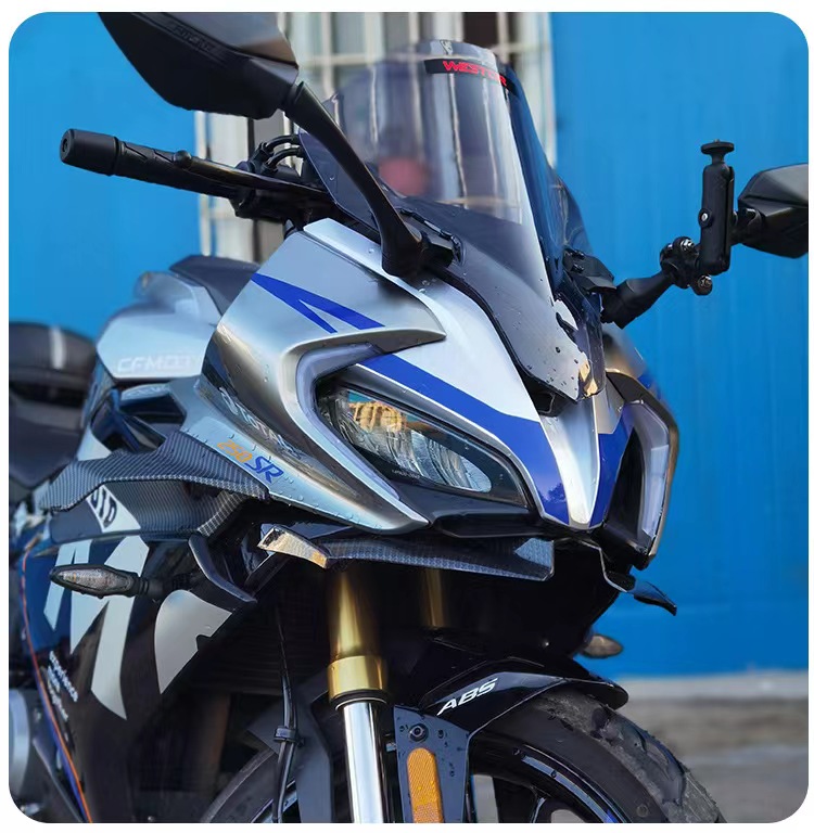 オートバイフロントフェアリングウイングレット空力ウイングディフレクターヤマハ Nmax155 カワサキニンジャ 250 300 GSX250R CFmoto 250SR