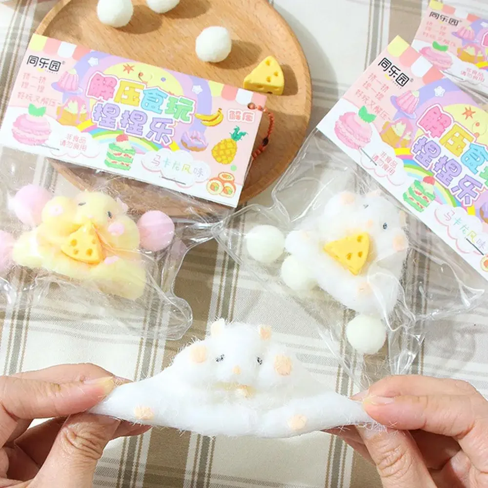 Taba Squishy น่ารักตุ๊กตาหนูแฮมสเตอร์ Fidget ของเล่น Mochi Antistress ความเครียดบรรเทาของเล่นสําหรับเด็กผู้ใหญ่ช้า Rebound Sensory ของเล่นของขวัญ