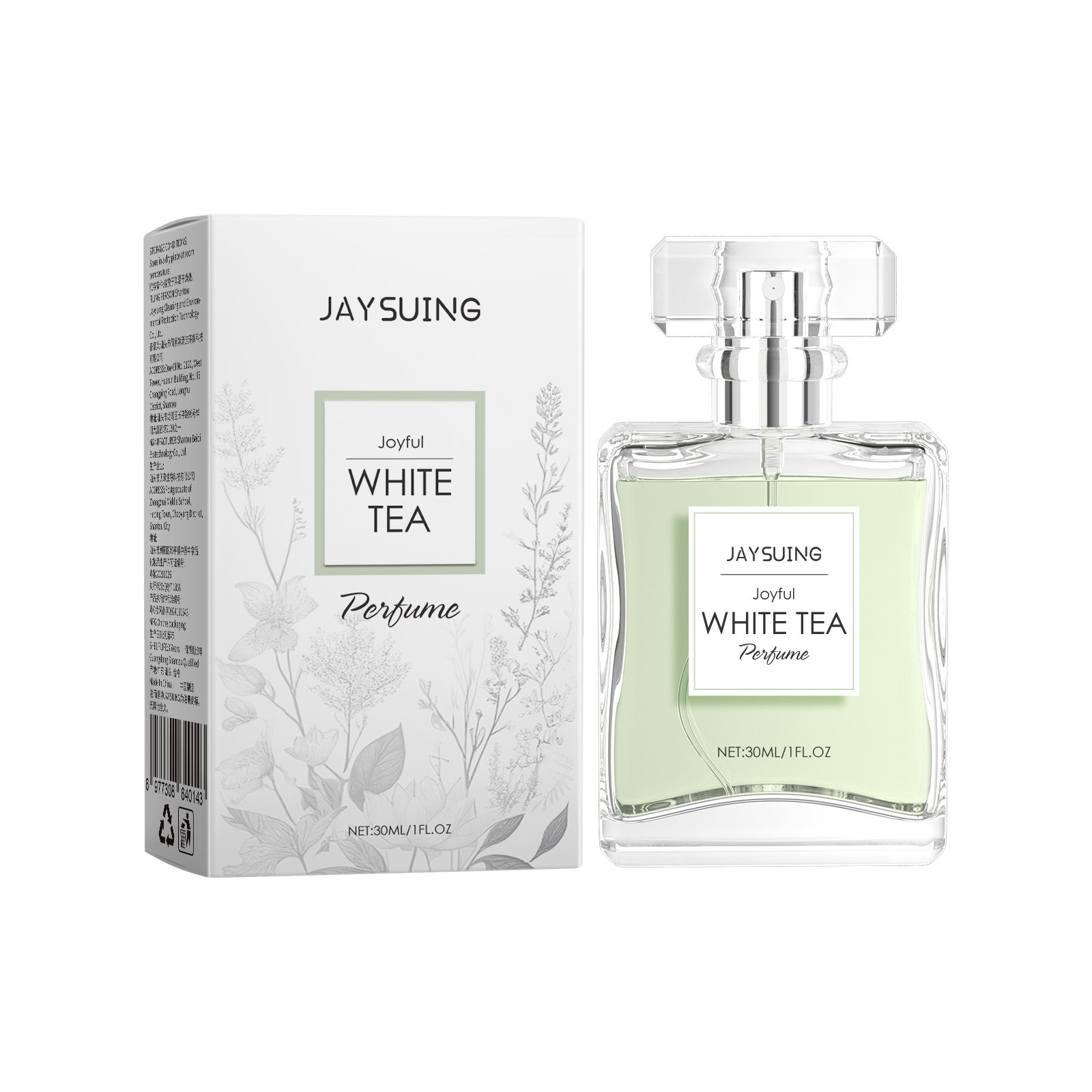 Perfume de chá branco fragrância de longa duração spray de perfume corporal fragrância iluminada adicionar em encantos removedor de odor desodorante spray corporal
