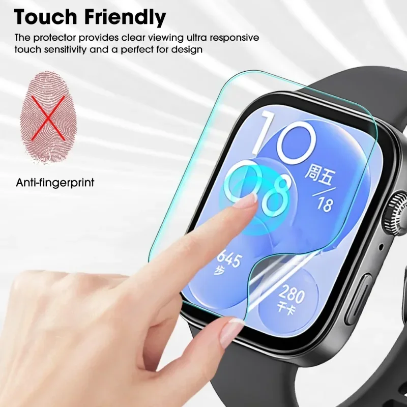 Soft Flexible Hydrogel Film for Huawei Watch Fit 3 2 ES Screen Protector HD Clear Protective Film Smart Watch Cover Accessories