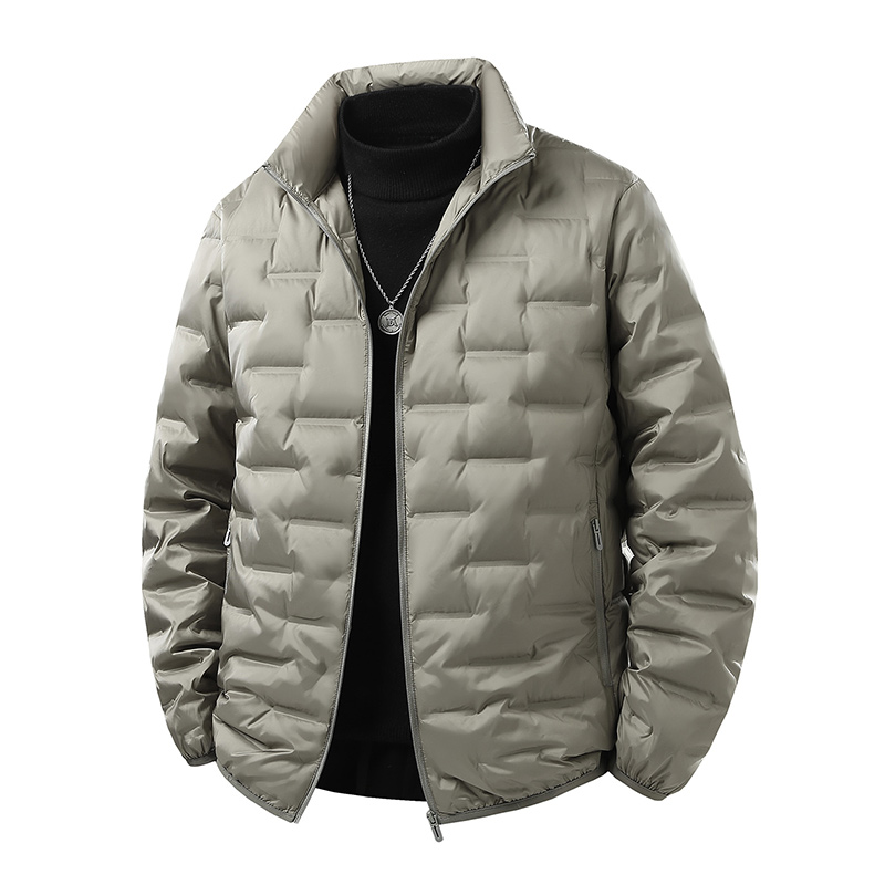 Hiver hommes blanc canard doudoune manteau hommes imperméable coupe-vent chaud veste ample homme Multi poche ultraléger coupe-vent veste