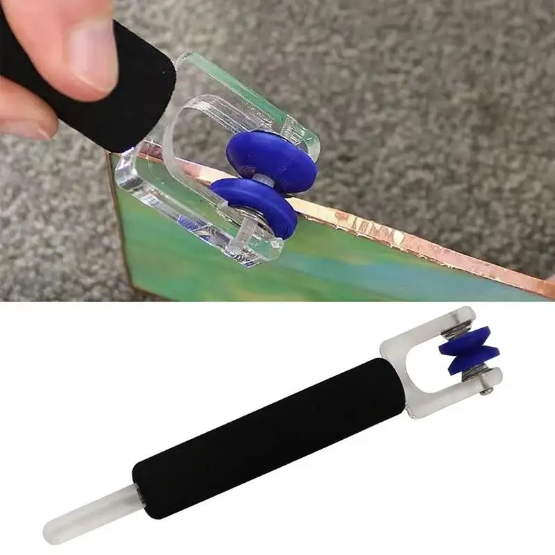 Handfolienwickler aus Buntglas, Anfängerausrüstung, leichtes professionelles Zubehör, Verpackungswerkzeug für Kupferfolienband