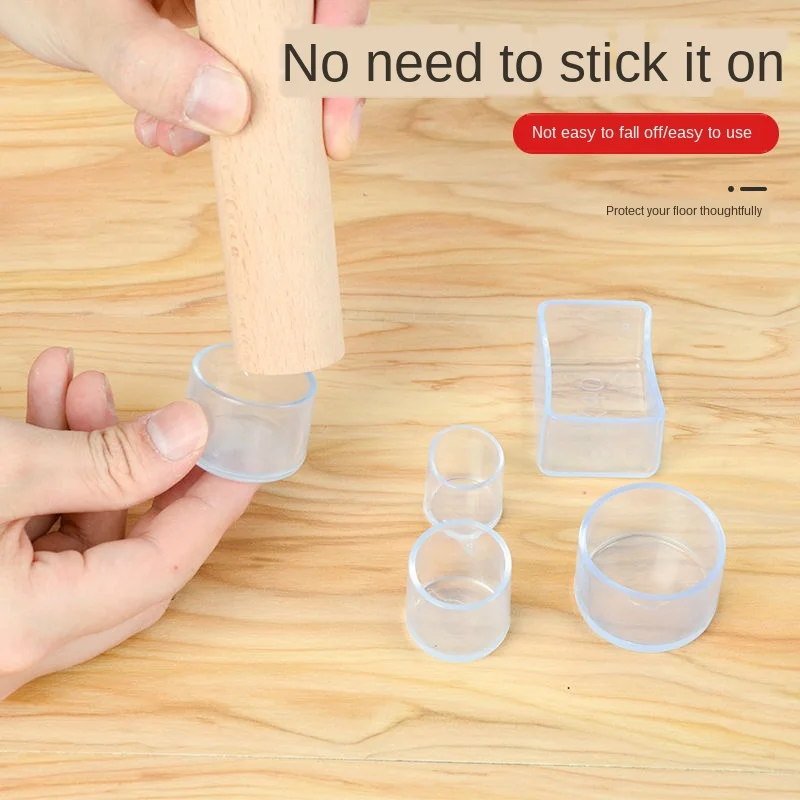 ยางเฟอร์นิเจอร์เก้าอี้ตารางซิลิโคน Anti Scratch Protector หมวกตาราง Ferrule ฟุตขา Cap Protector เครื่องมือบ้าน