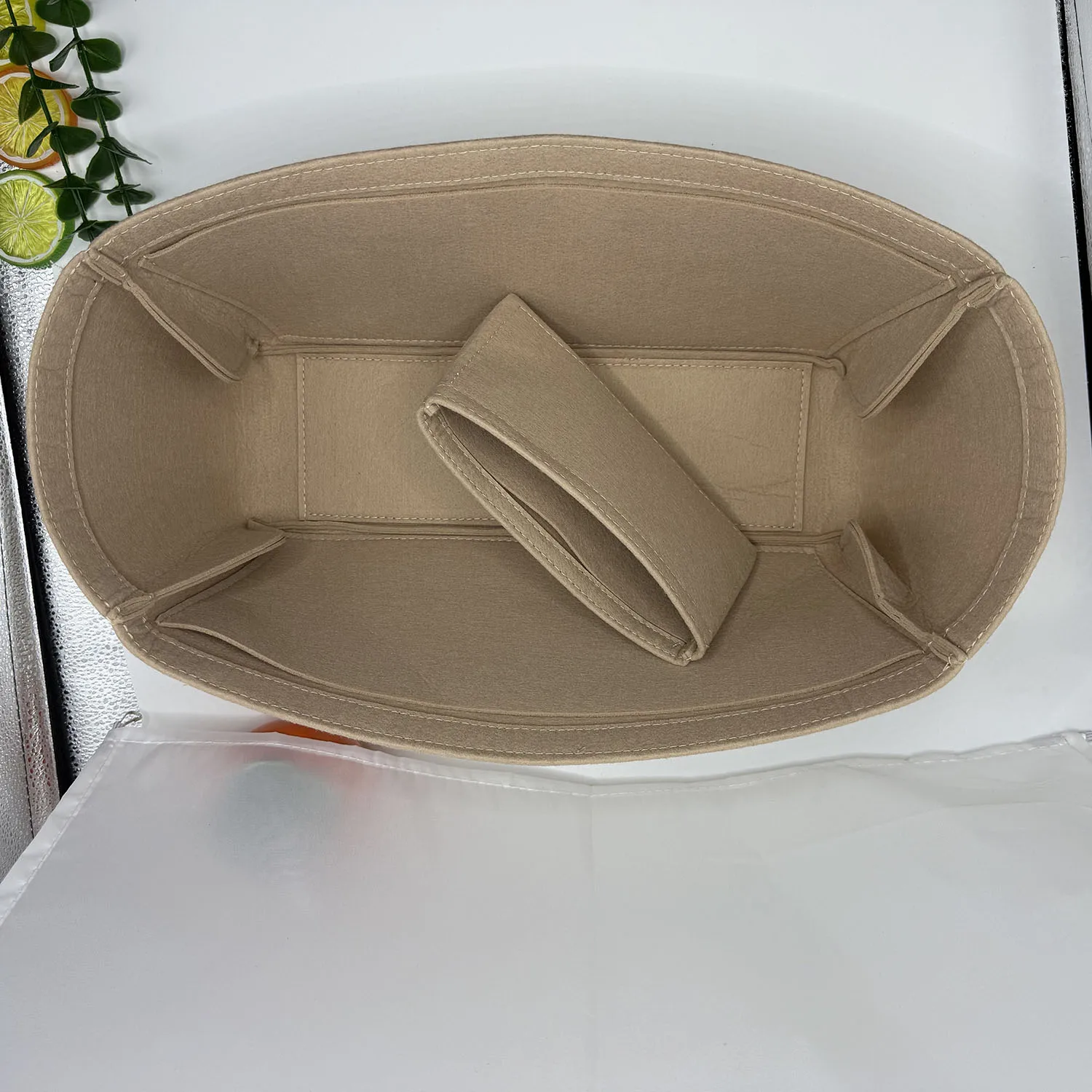Lining Storage Pouch And Organization Inner Liner Purse Fit Polene Cyme Tote , Insert Organizer For Cyme Tote Bag