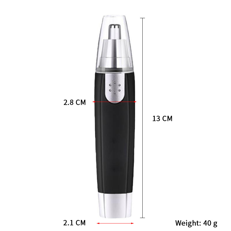 ผมจมูกไฟฟ้าTrimmerใช้เครื่องโกนหนวดClipperผู้ชายผู้หญิงหูคอคิ้วTrimmerเครื่องโกนหนวดRemover Kit (ไม่รวมแบตเตอรี่)