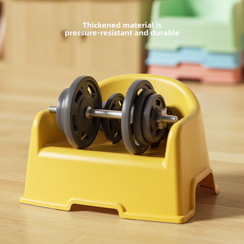 Household Plastic Children's Stool Kindergarten Children Backrest Dining Chair Multifunctional Cute Children's Bathroom Chair
