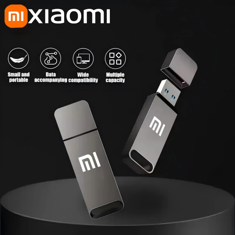 Xiaomi Original Pen Drive 16TB USB 3.2 Flash Drive High-Speed Pen Drive Type-C Metal USB Memory For Computer Storage Devices2025