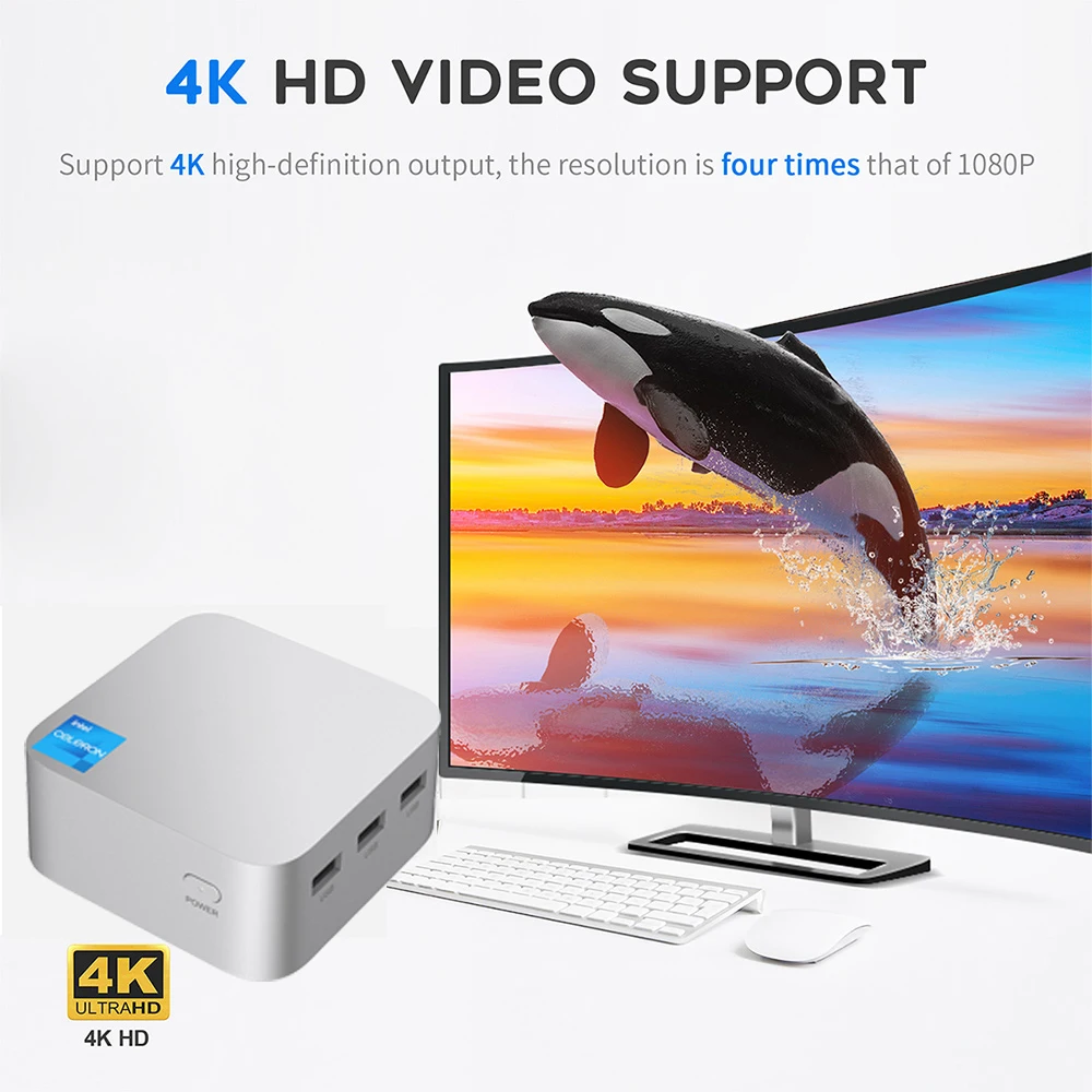 FIREBAT T8 PLUS Mini PC Gamer Intel N100 N5095 CPU Windows 11 Mini PC Gaming DDR4 8GB RAM 256GB SSD NVME M2 WIFI5 BT4.2 Desk