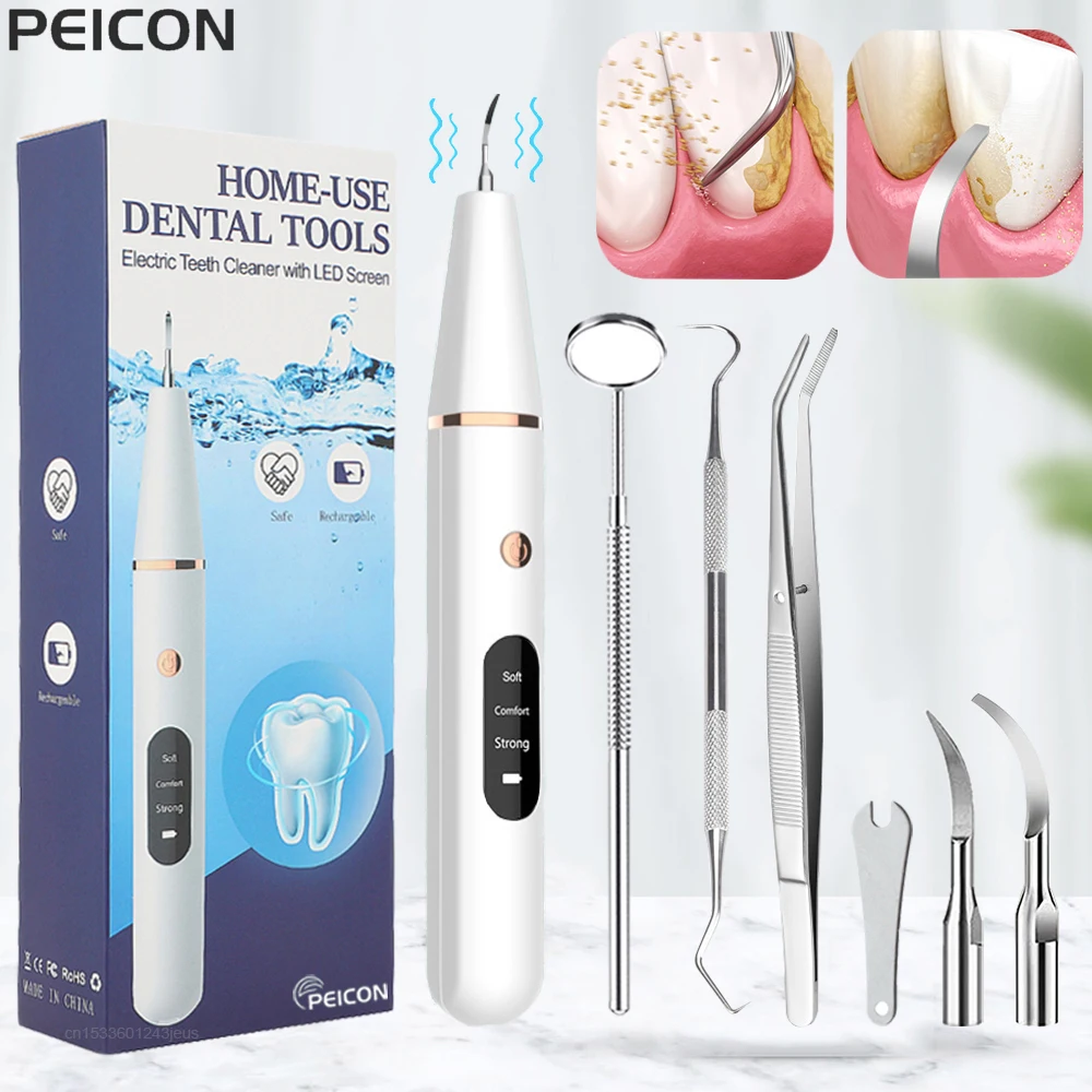 Siêu Sonic Nha Khoa Máy Cho Răng Cao Răng Vết Bẩn Răng Giải Tích Tẩy Điện Sonic Răng Mảng Bám Bụi Nha Khoa Đá Loại Bỏ