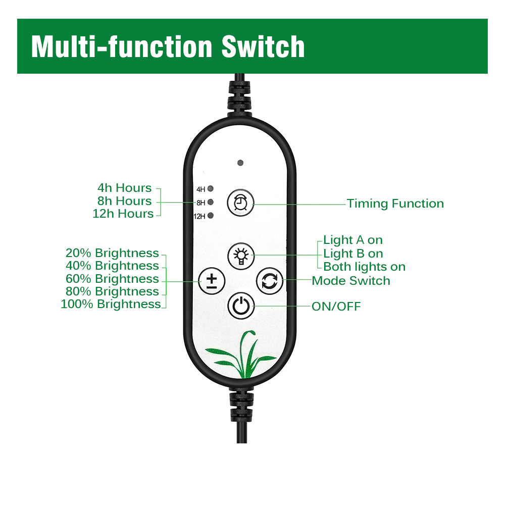 DC5V USB LED 成長ライト制御フルスペクトル太陽のような LED フィトランプ屋内植物苗花ホームテント