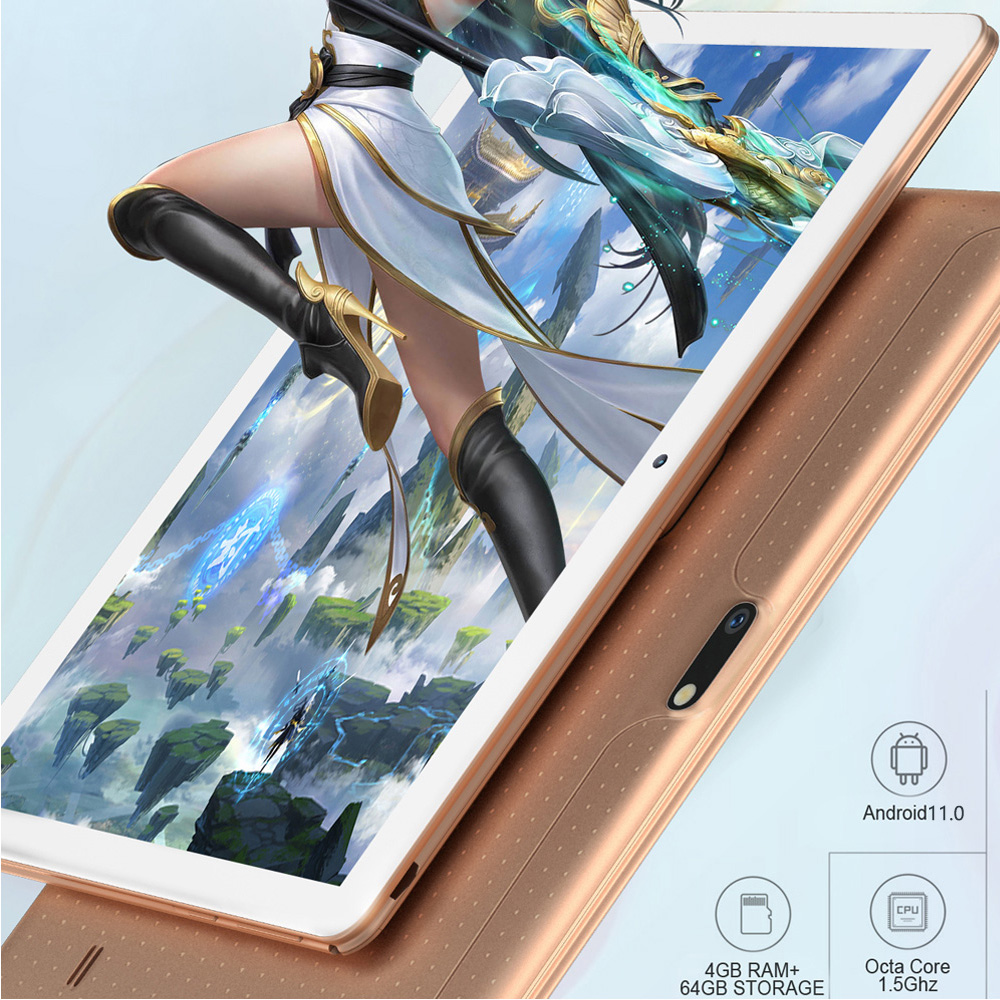 Tableta Pc de 10 pulgadas, versión Global, 4GB de RAM, 64GB de ROM, Octa Core, llamada telefónica Dual 3G, WiFi, Bluetooth, Google Play, Android