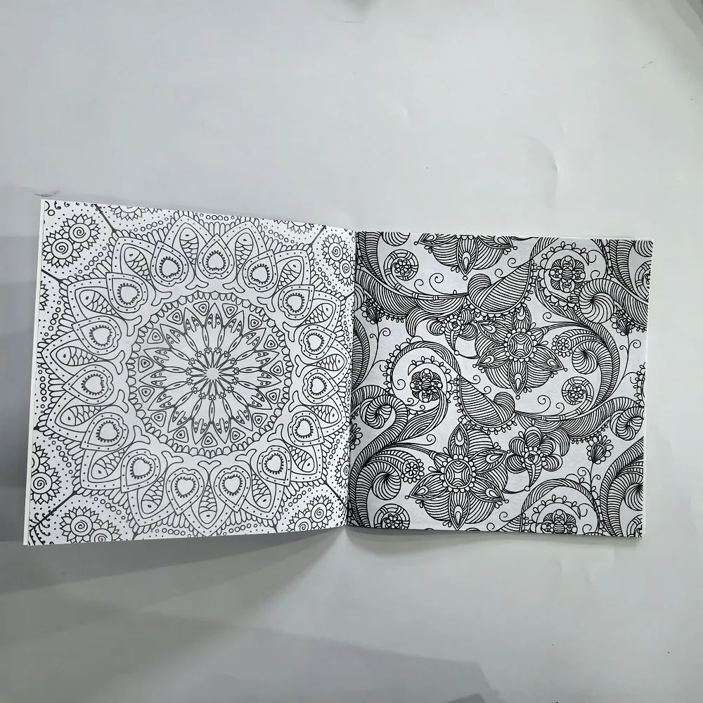 1 STKS 24 Pagina's Mandalas Bloem Kleurboek Voor Kinderen Volwassen Graffiti Tekening