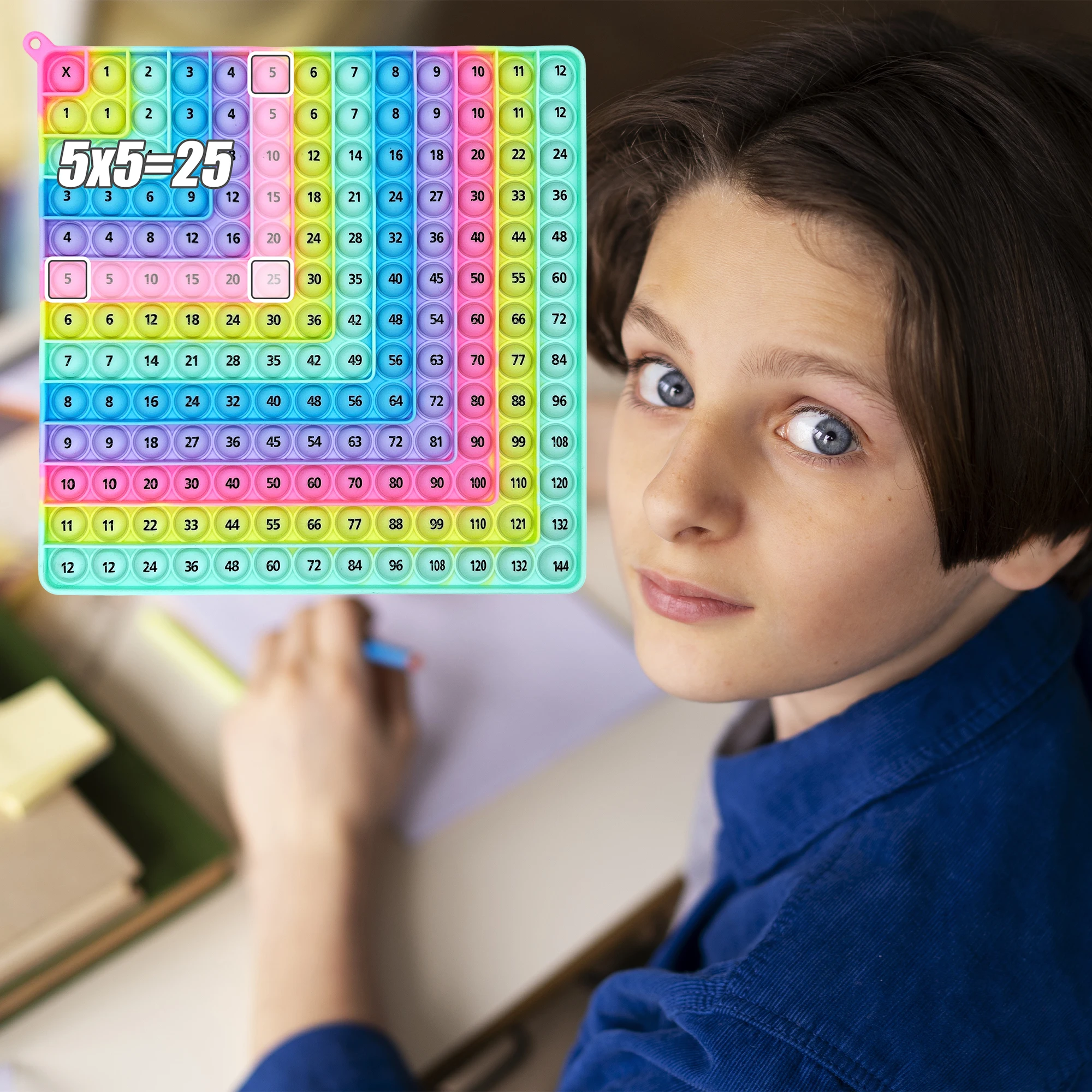 Multiplication Practice Math Games, 12x12 Times Table Learning Activity Board Games, Mathematics Teaching Toys Stationery Gifts