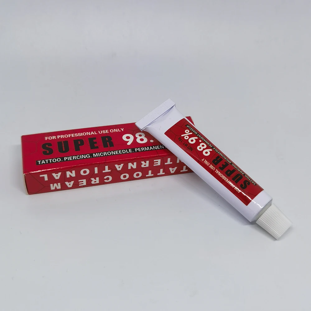 New Red Super 98.9% Tattoo Cream 10g Before Permanent Makeup Microblading Eyebrow Lips Auxiliary Cream