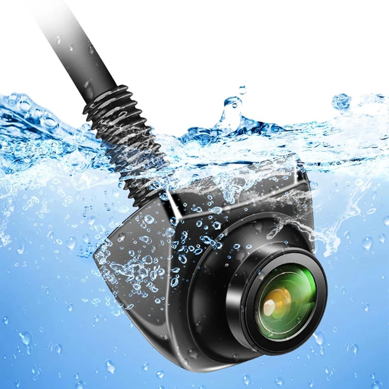 720P Camera AHD Switch CVBS Night Vision IP68 Waterproof 170° Degree Fisheye Golden Lens Full HD Vehicle Backup Rear View Camer