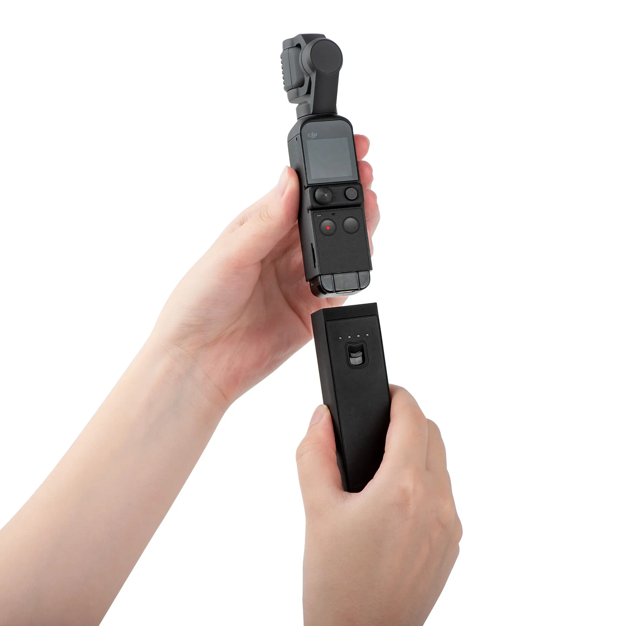 Osmo Pocket 2 แบบพกพา Power Bank กลางแจ้ง Handheld Grip Type-C Battery Charger Hub สําหรับ DJI Pocket 2 กล้องชาร์จกล่อง