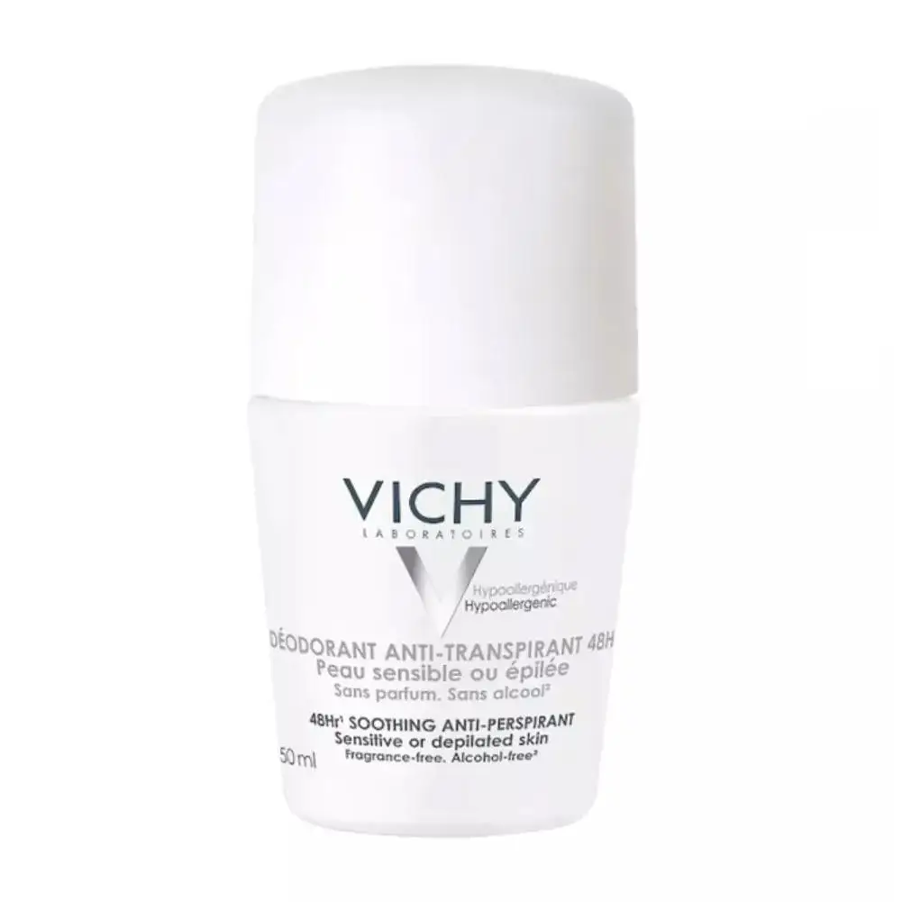  VICHY 50ml Underarm Ball Roll Comfortable Sweatproof Deodorants Fresh Long-lasting Maintains Fragrance Refreshing Odorless